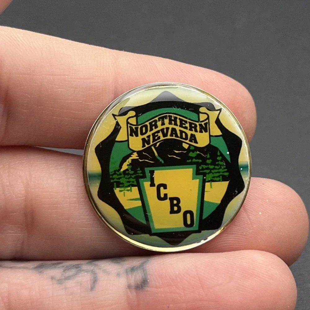 International Conference Of‎ Building Officials North Nevada ICBO Lapel Hat Pin